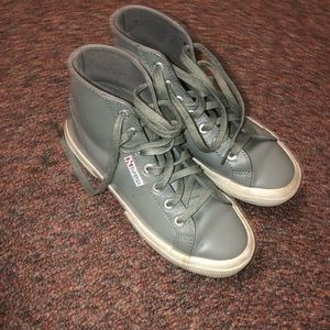 Grey Hightop Superga